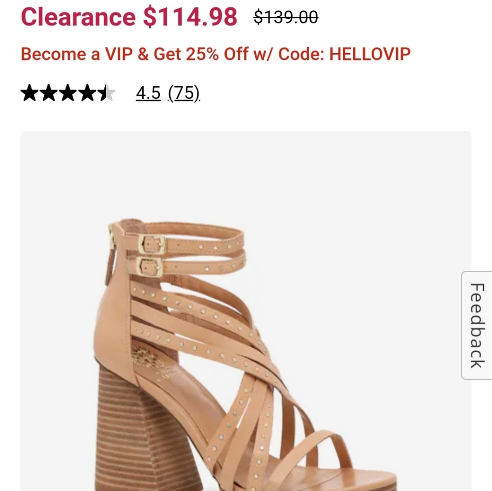 Vince camuto heels